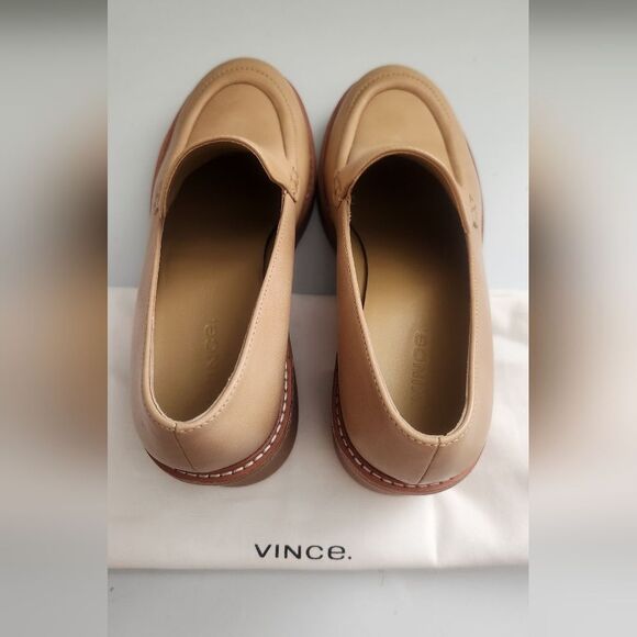 New! VINCE Rowe Leather Lug Loafer Women's Size 7 - Picture 7 of 8